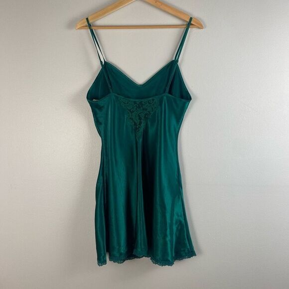 Victoria’s Secret Gold Label Vintage Satin Slip Mini Dress - Picture 2 of 9